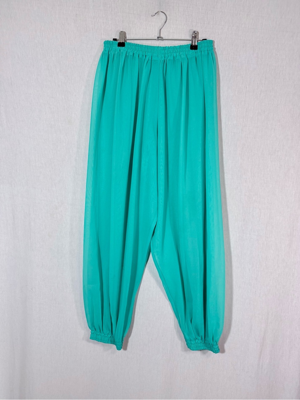Sheer OS Lightweight Teal Harem Pants